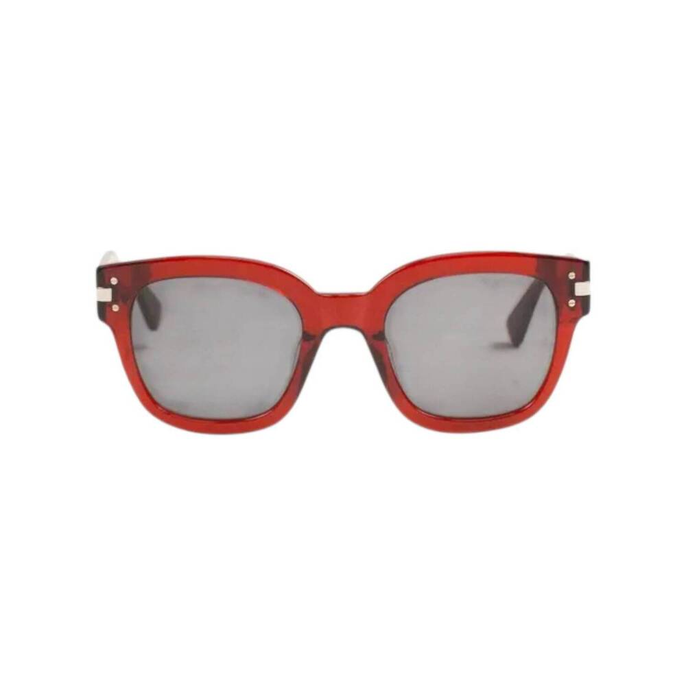 NEW AMIRI unisex classic logo sunglasses in translucent red